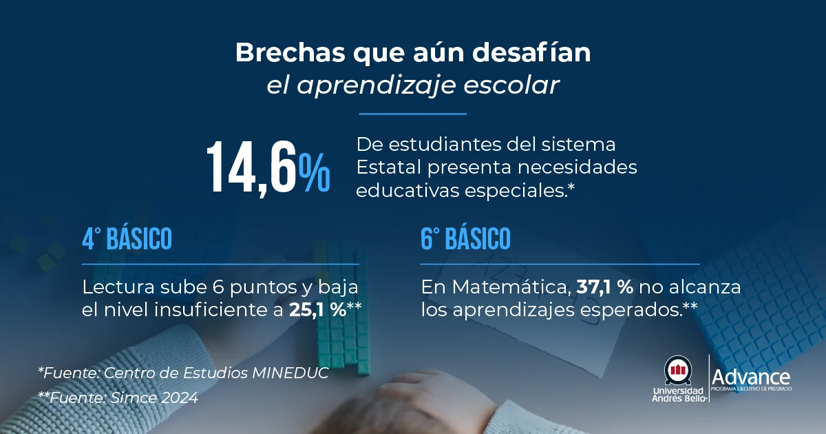 Brechas que aún desafían el aprendizaje escolar.
