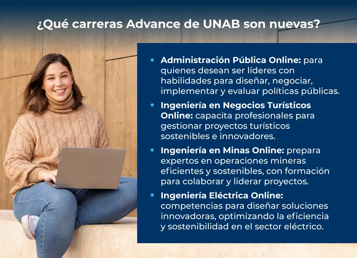 Advance UNAB - Nuevas carreras Advance online