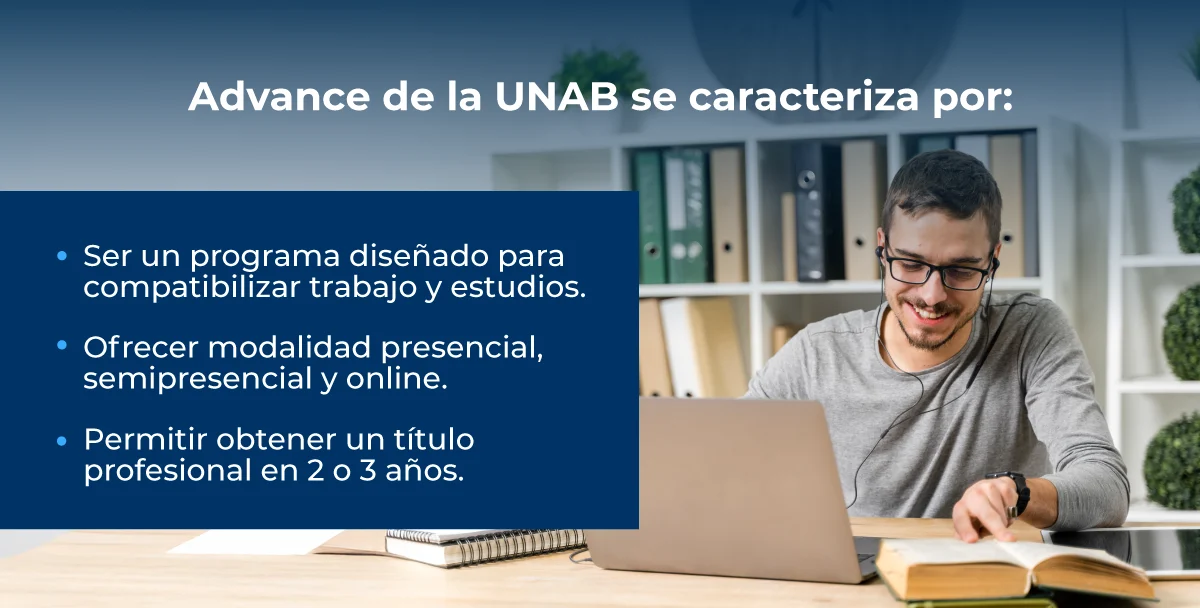 Advance UNAB es la opción perfecta para obtener un grado académico