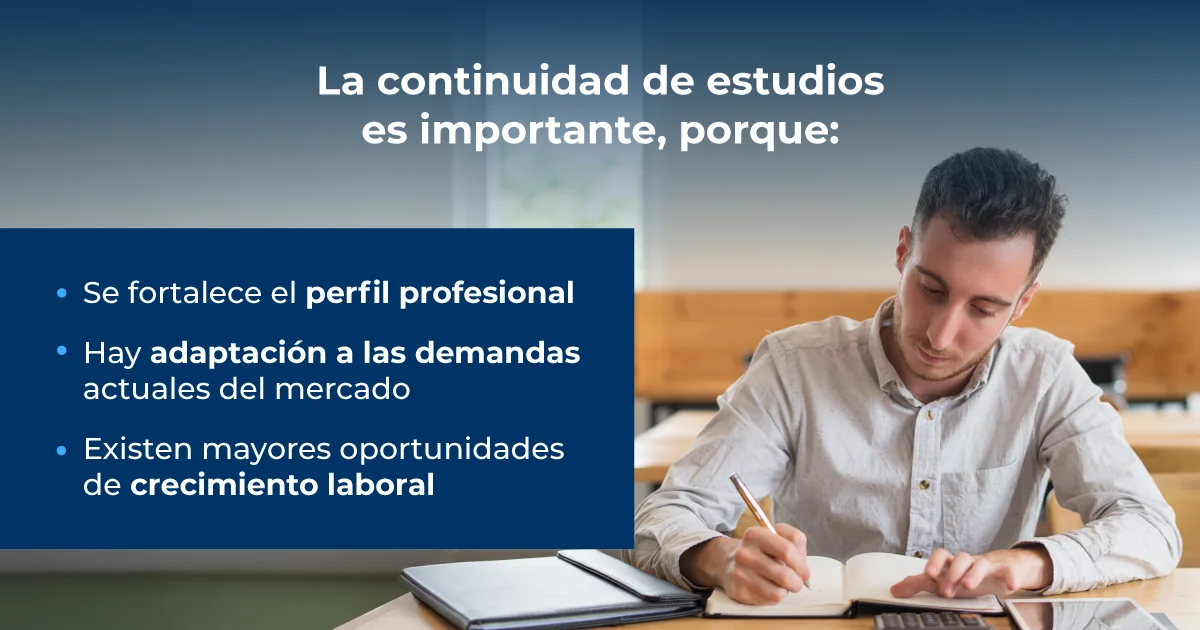 Importancia de la continuidad de estudios.