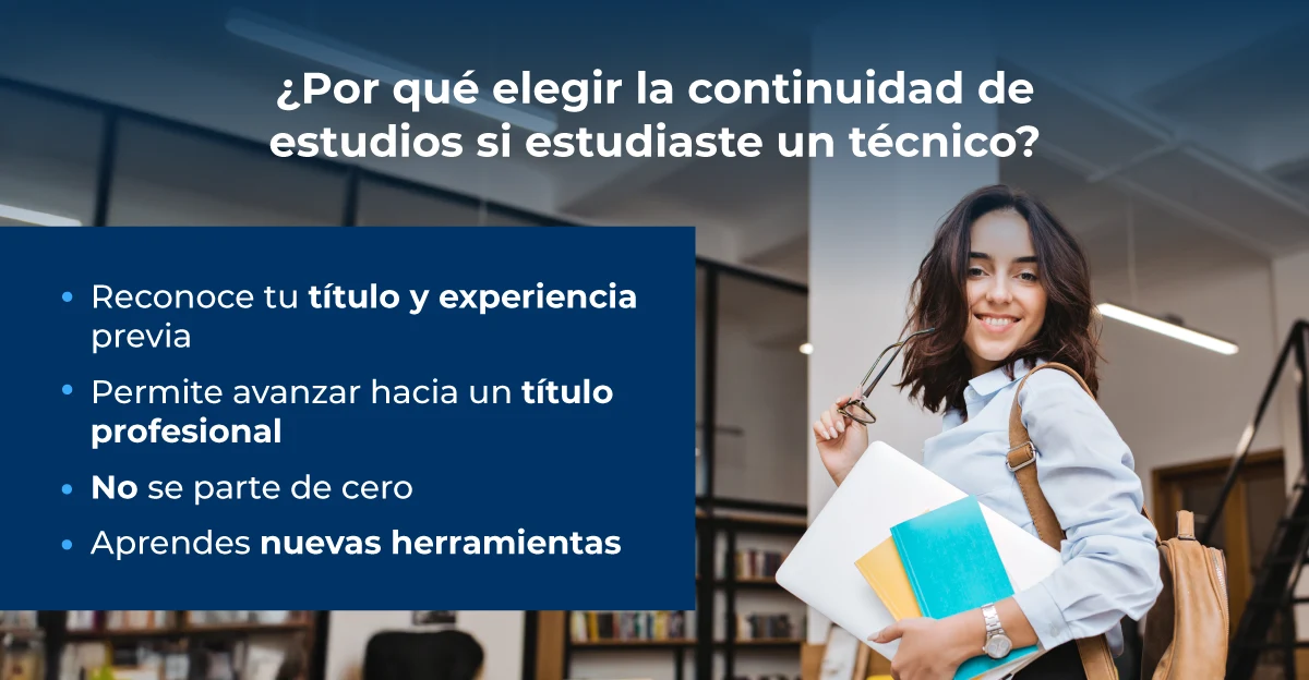 Reconoce tu título, permite avanzar, no se parte de cero y se aprenden nuevas herramientas.
