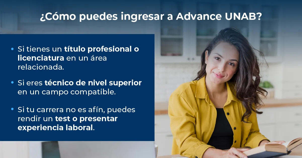 Ingreso con título profesional o técnico