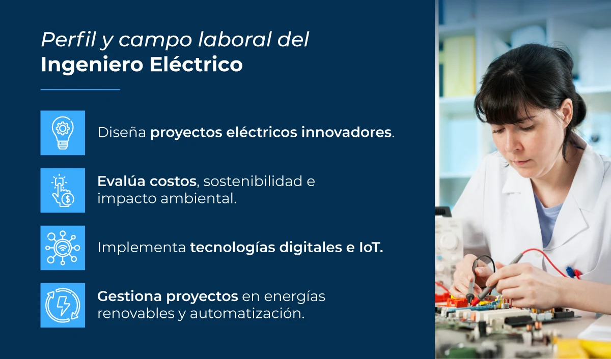 perfil y campo laboral ingeniero eléctrico